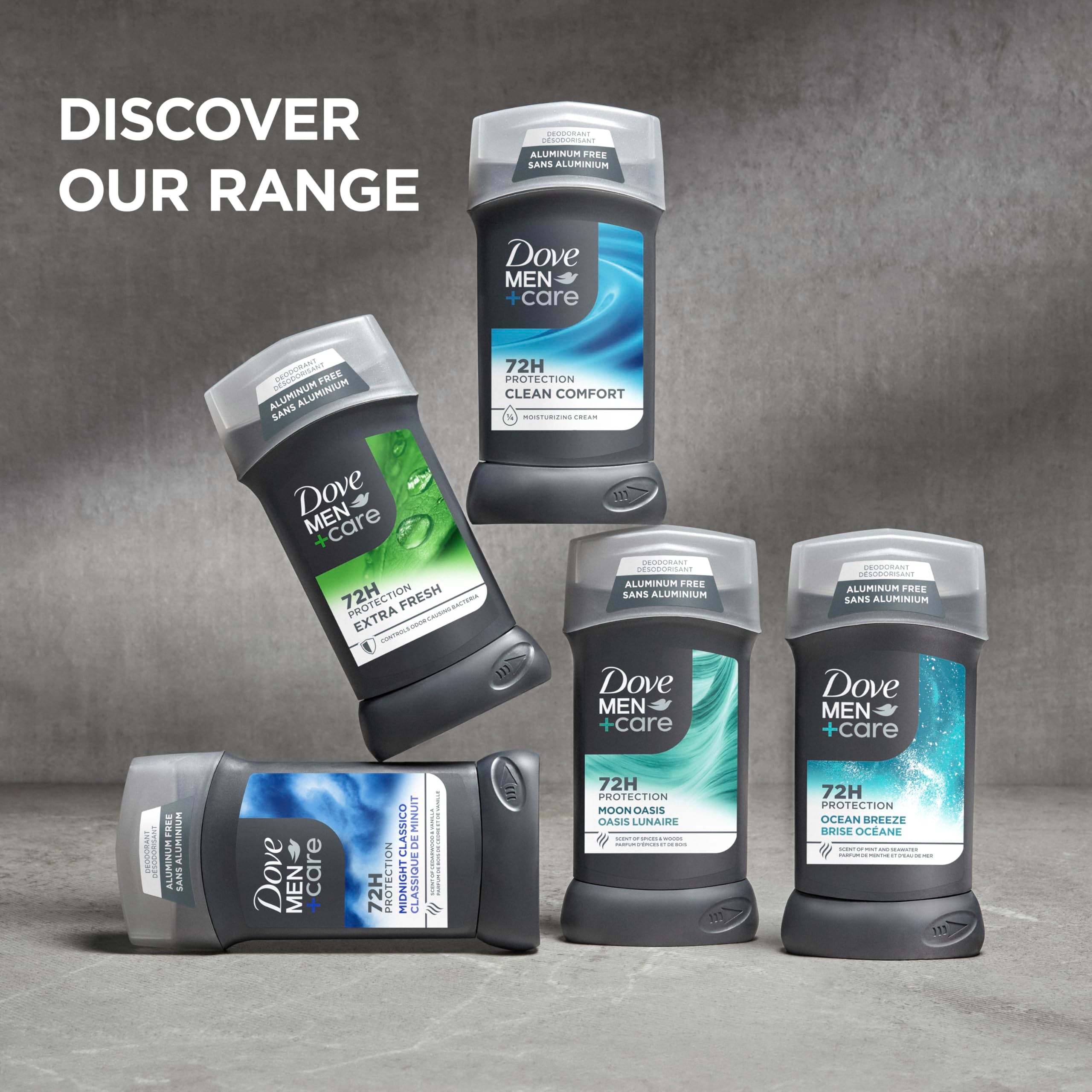 DOVE Men+Care Wild Eucalyptus after-workout refresh on busy days.