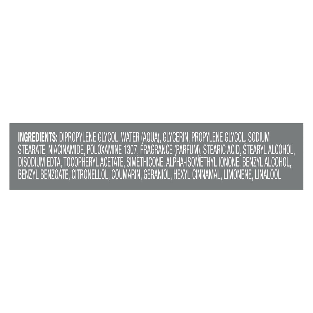DOVE Men+Care Wild Eucalyptus ingredients support gentle underarm care.