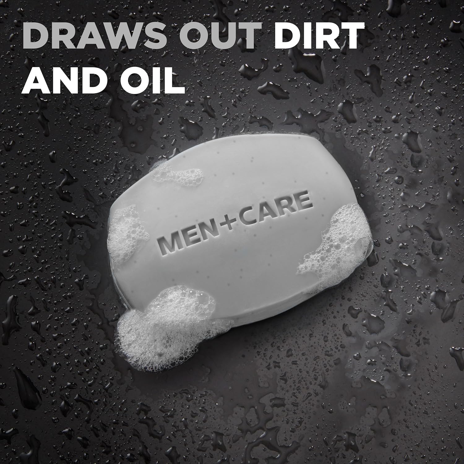 Dove Men+Care charcoal bar assists shaving prep and moisture.