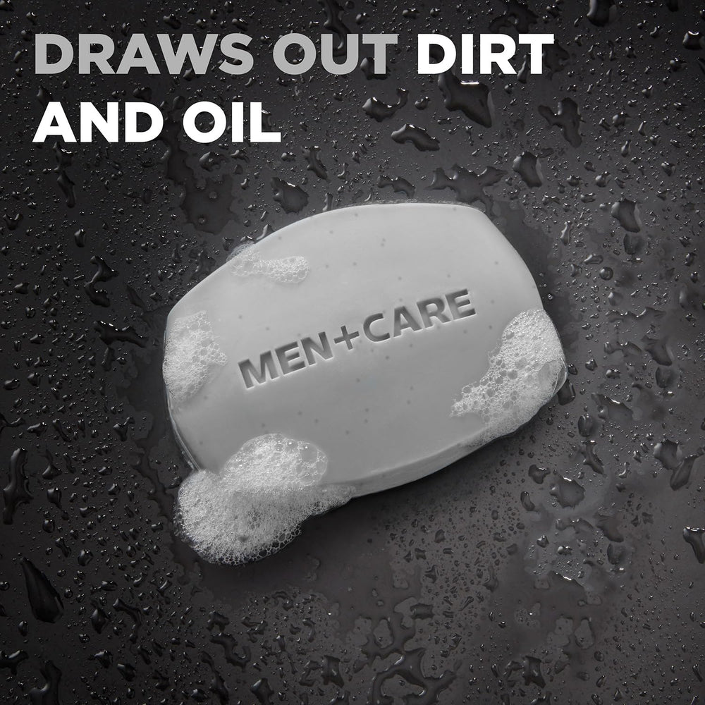 Dove Men+Care charcoal bar assists shaving prep and moisture.