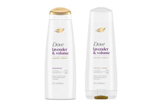 Dove Nourishing Rituals Thickening Shampoo bottle shown to promote fuller-looking hair.