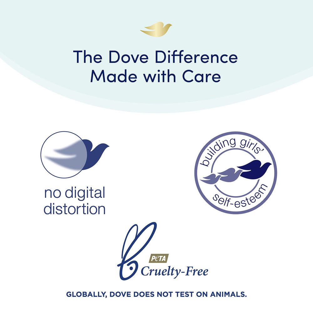 Dove Nutritive Daily Moisture conditioner on bathroom shelf beside shampoo for daily care.
