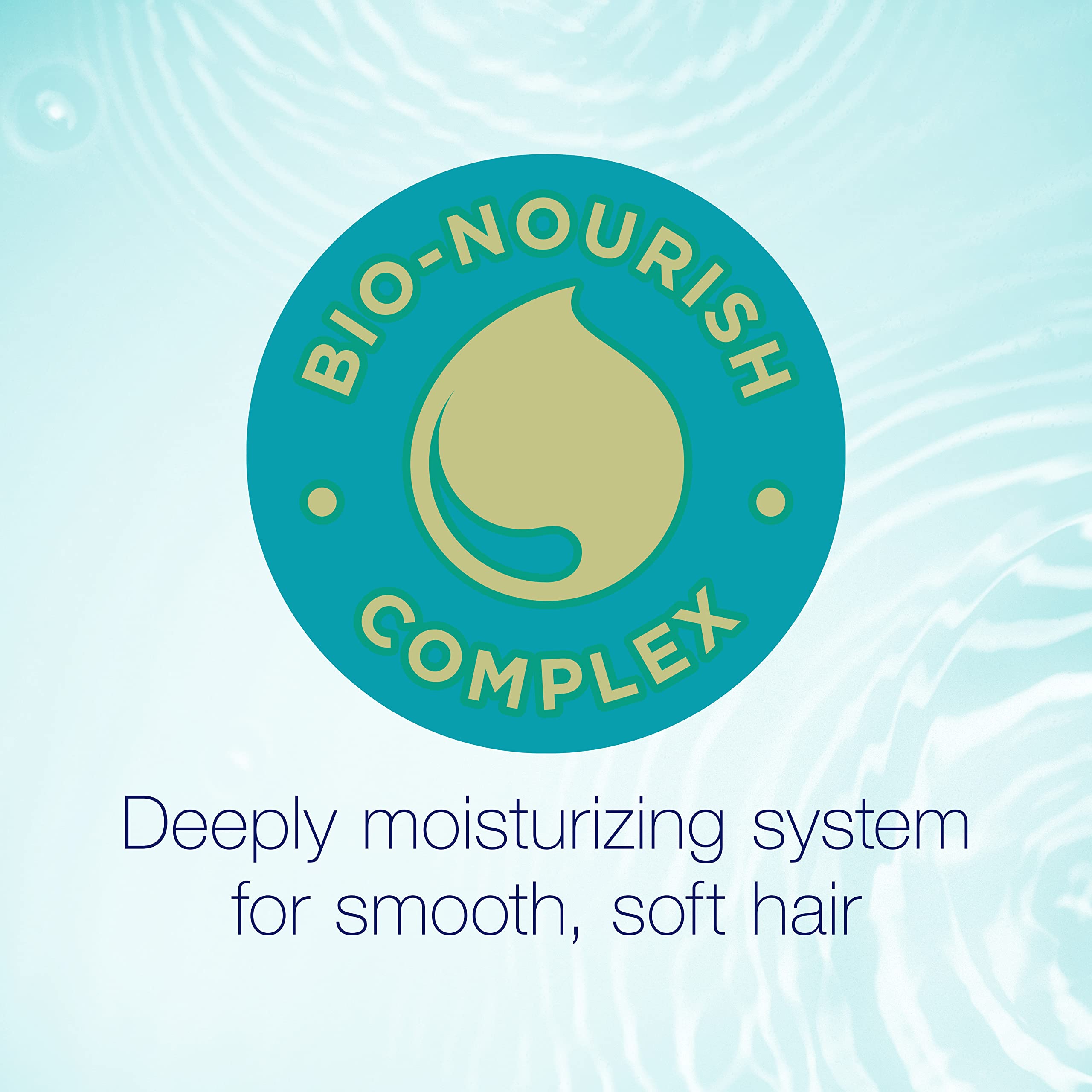 Dove Nutritive Daily Moisture conditioner on towel-dried hair appears smoother after use.