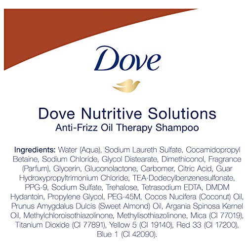 Dove Nutritive Solutions bottle on bathroom shelf ready to nurture frizz-prone hair