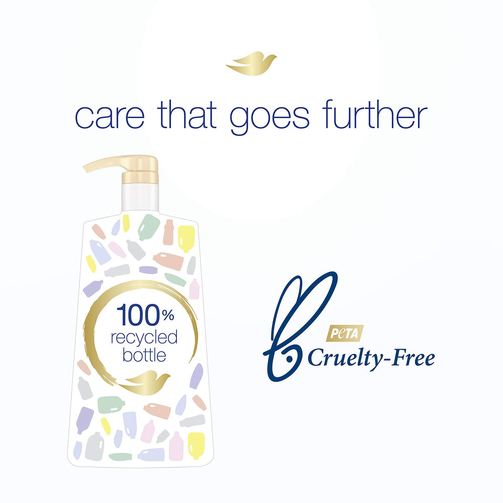 Dove Nutritive Solutions Daily Moisture Conditioner bottle close-up.