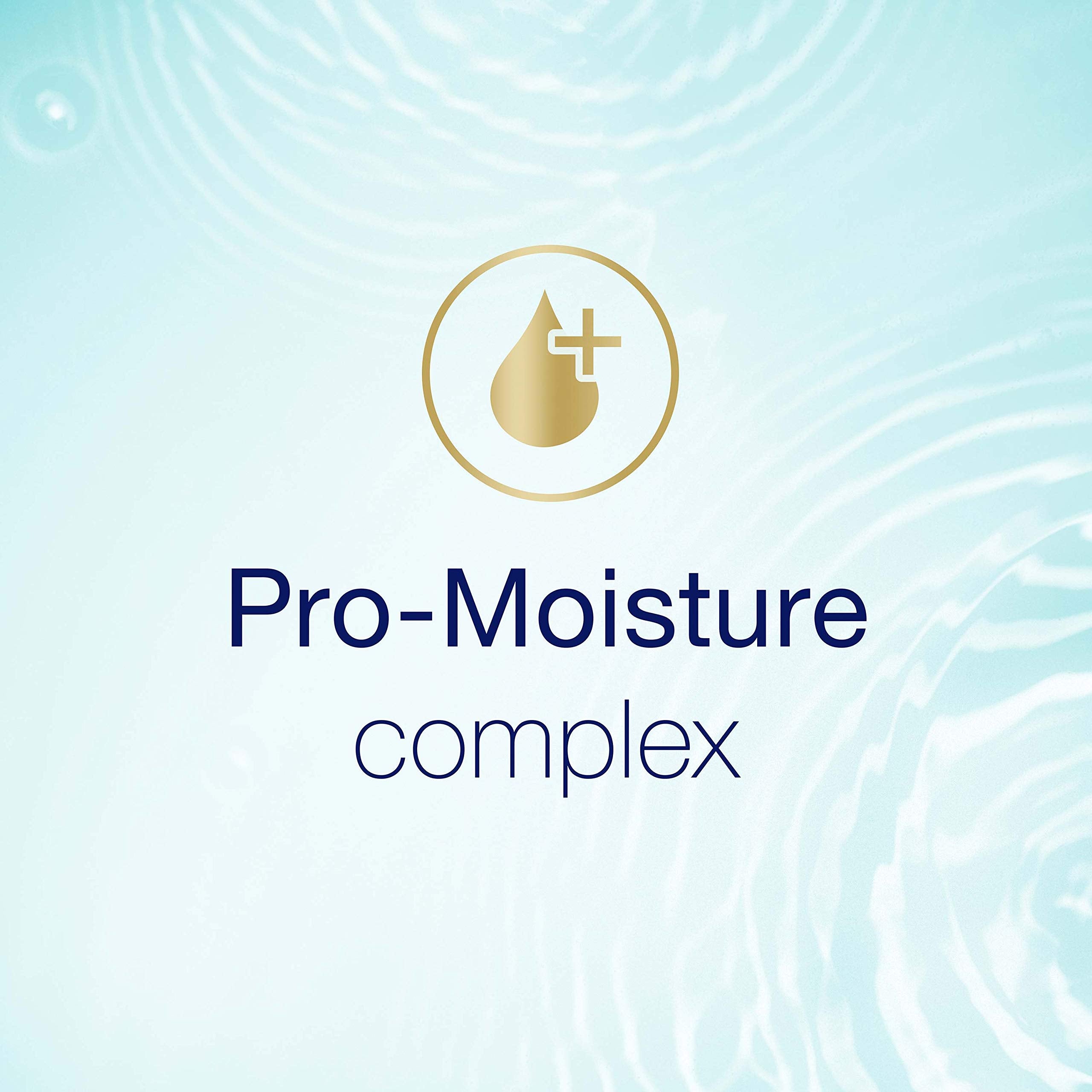 Shiny, healthy-looking hair texture after using Dove Daily Moisture Shampoo.