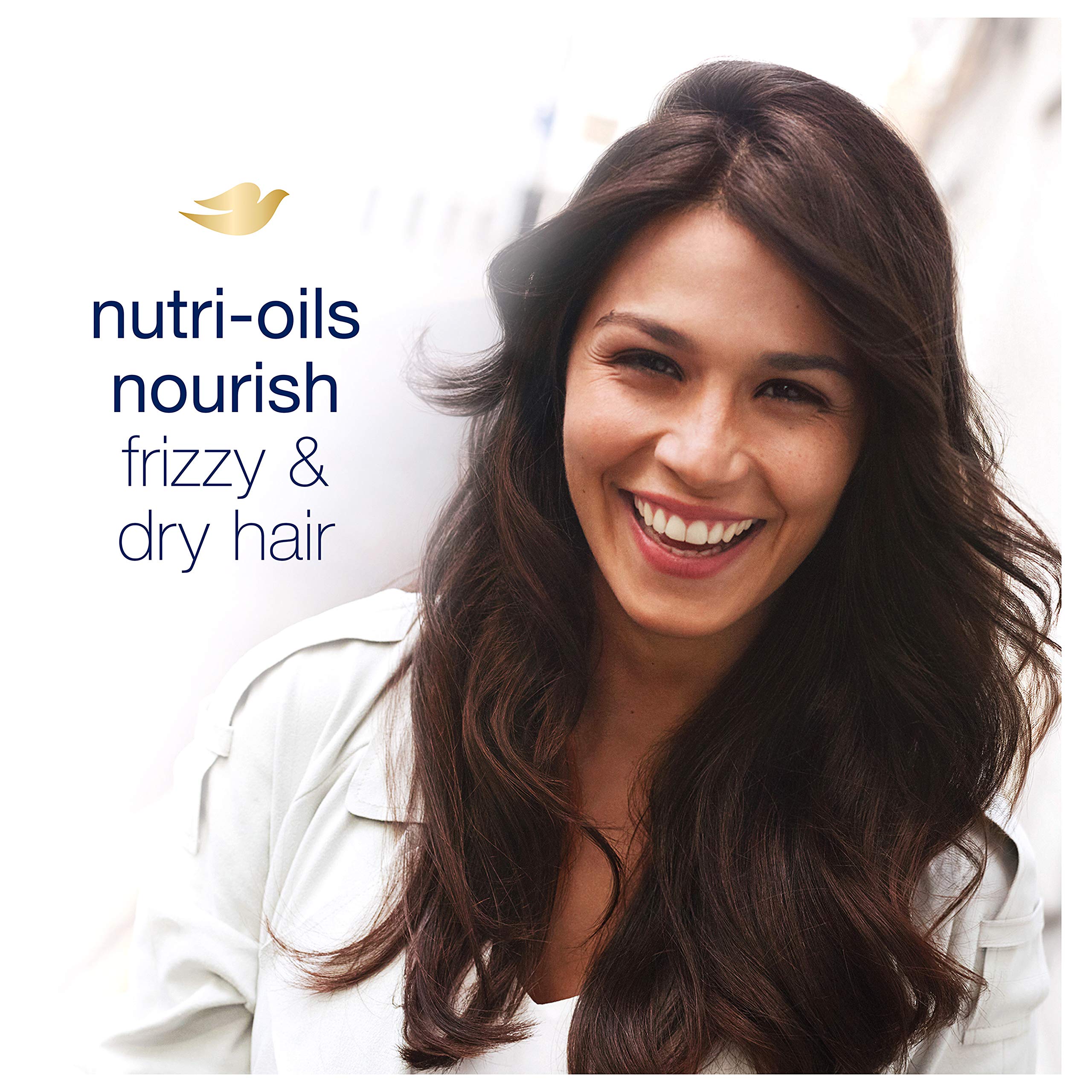 Dove Nutritive Solutions Nutri-Oils visualization indicating nourished hair