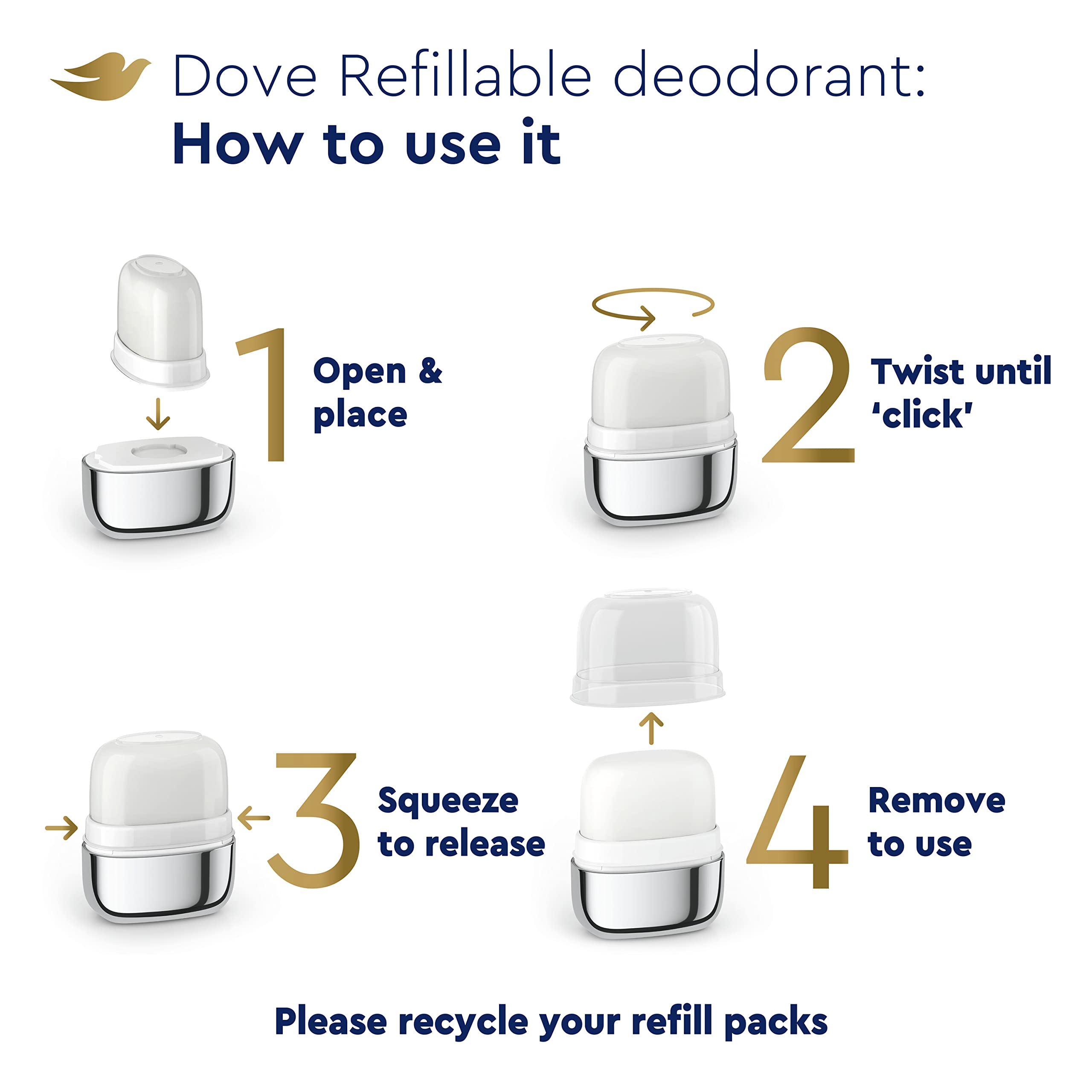 Dove 48-hour odor protection image promises all-day confidence.