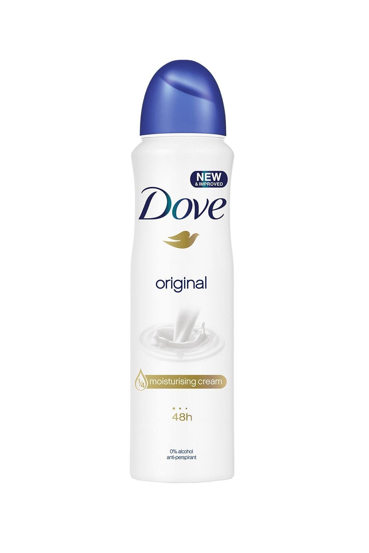 Dove Original Antiperspirant 150ml pack of 2 for lasting freshness and gentle underarm care
