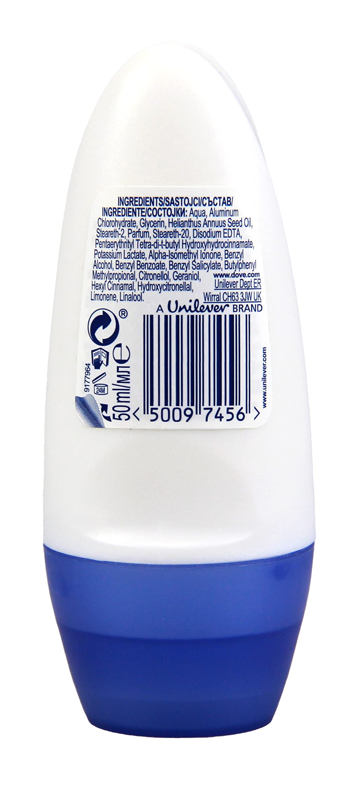 Dove Original antiperspirant stick in use for daily sweat protection