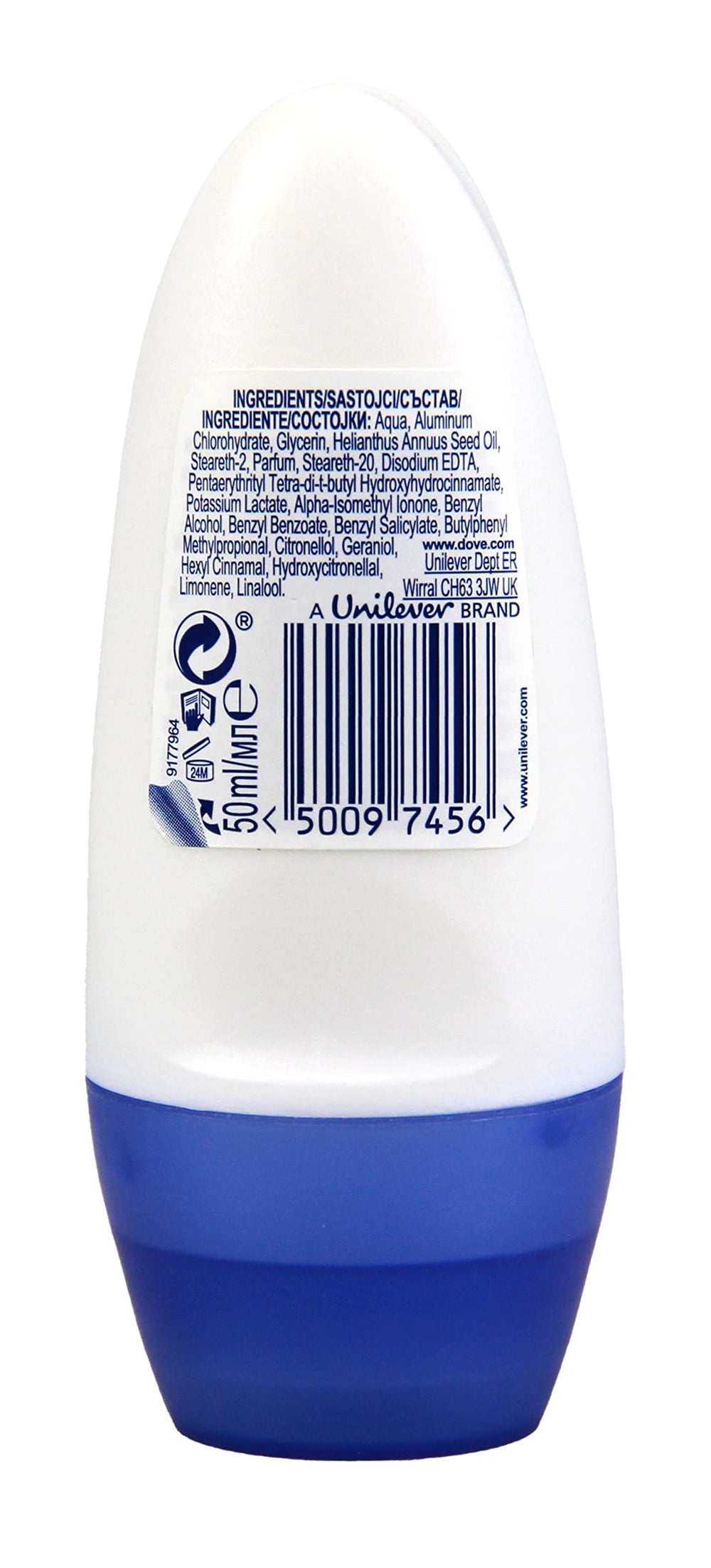Dove Original antiperspirant stick in use for daily sweat protection