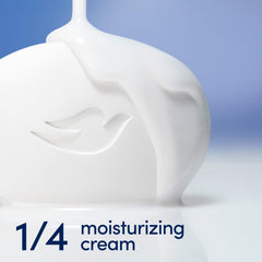 Dove Original Beauty Bar close-up foam texture suggests gentle cleansing