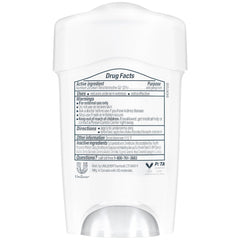 Dove Original Clean deodorant stick being applied for easy glide and even coverage.