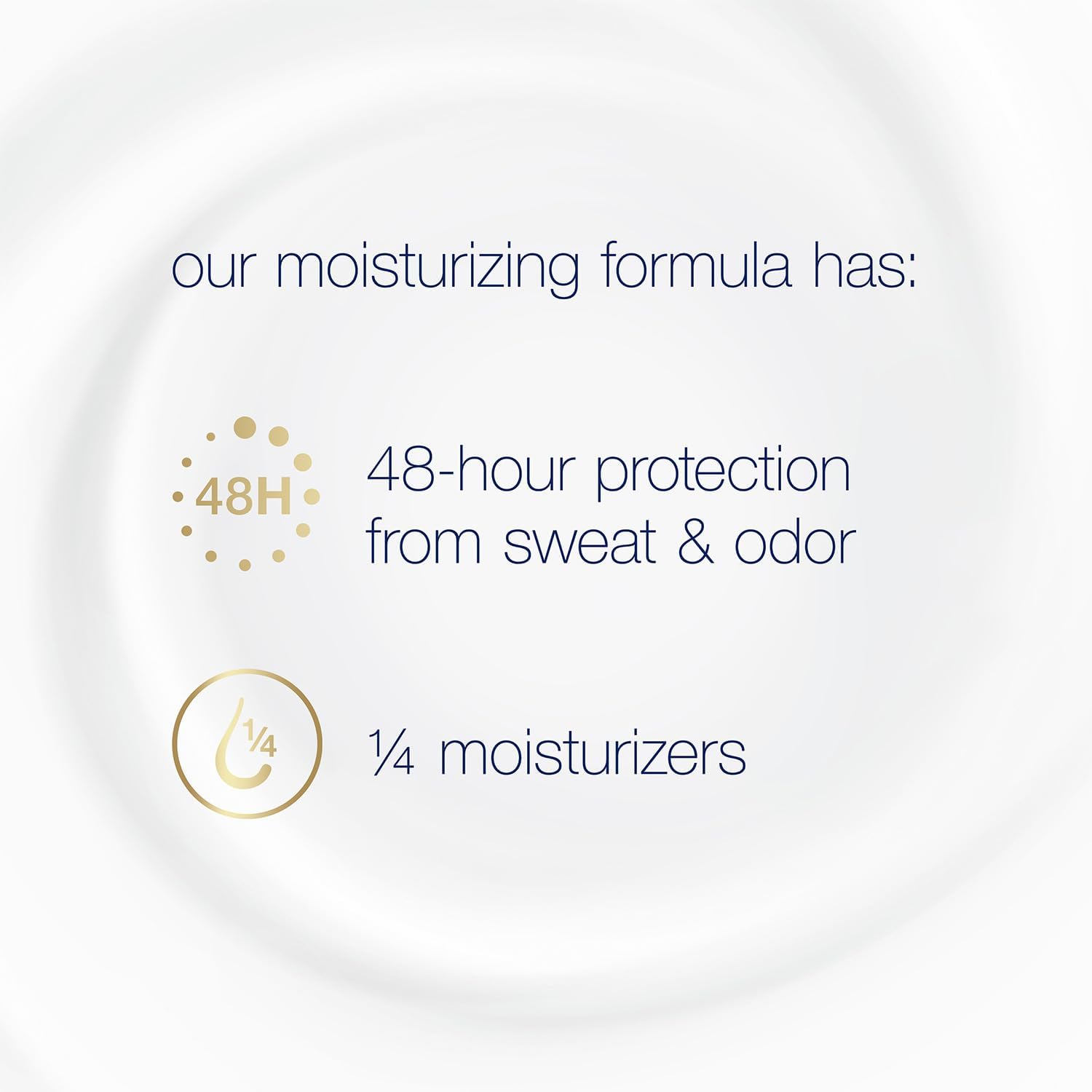 Dove Original Clean deodorant stick twist dial close-up illustrating precise dosing.