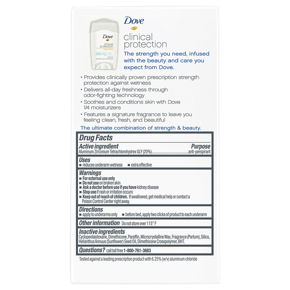 Underarm area after application showing quick absorption and comfortable feel