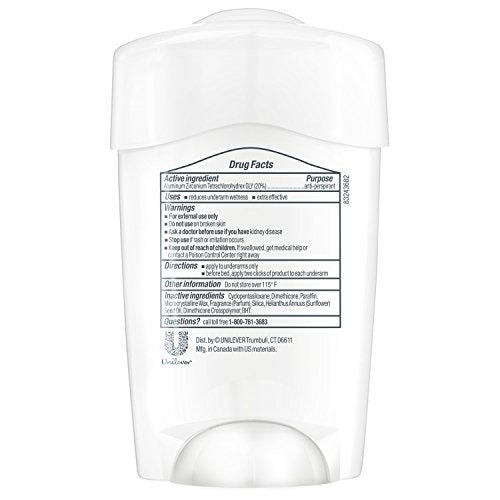 Dove Original Clean underarm application demonstrating easy, mess-free use