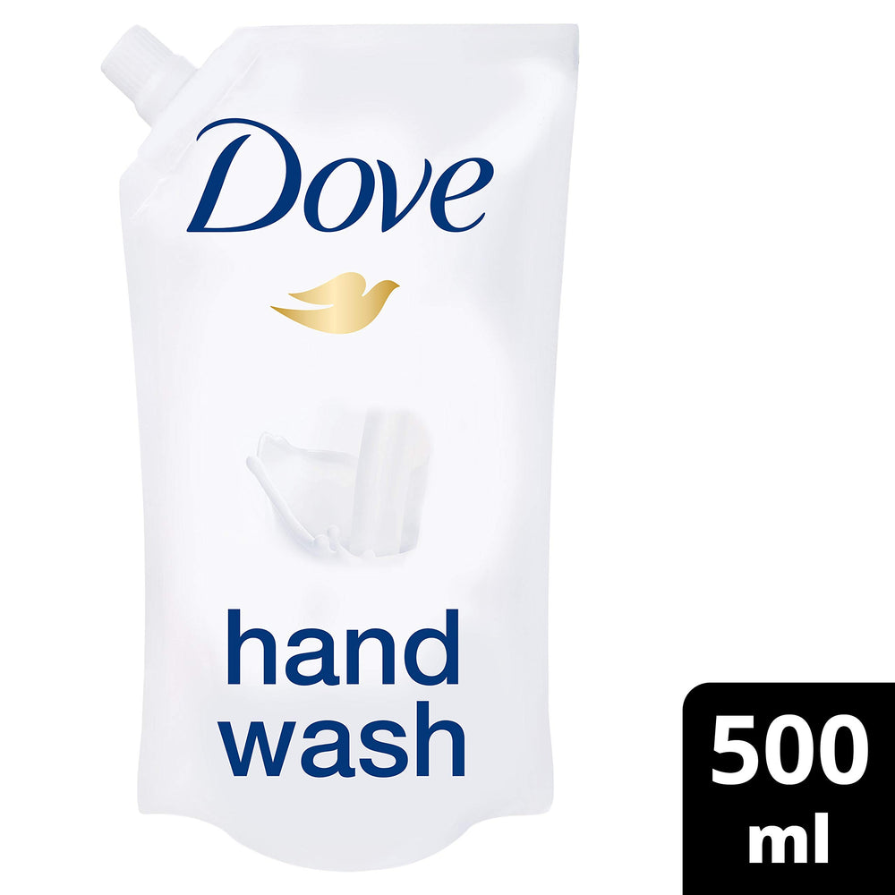 Dove Original refill packaging close-up highlighting simple, mess-free design.