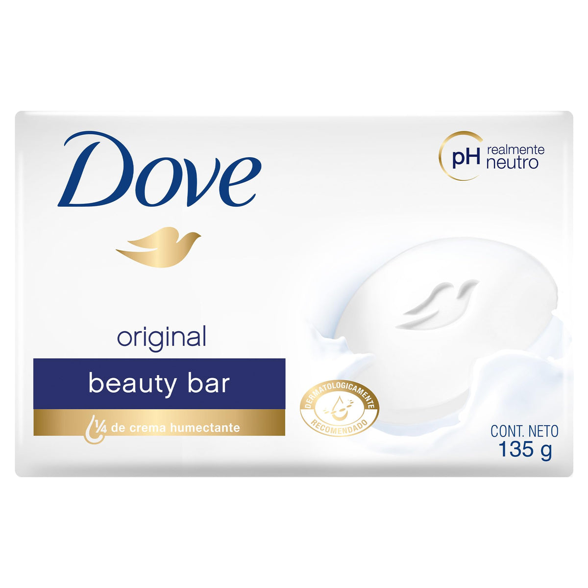 Dove Original soap bar with packaging design for daily cleansing.