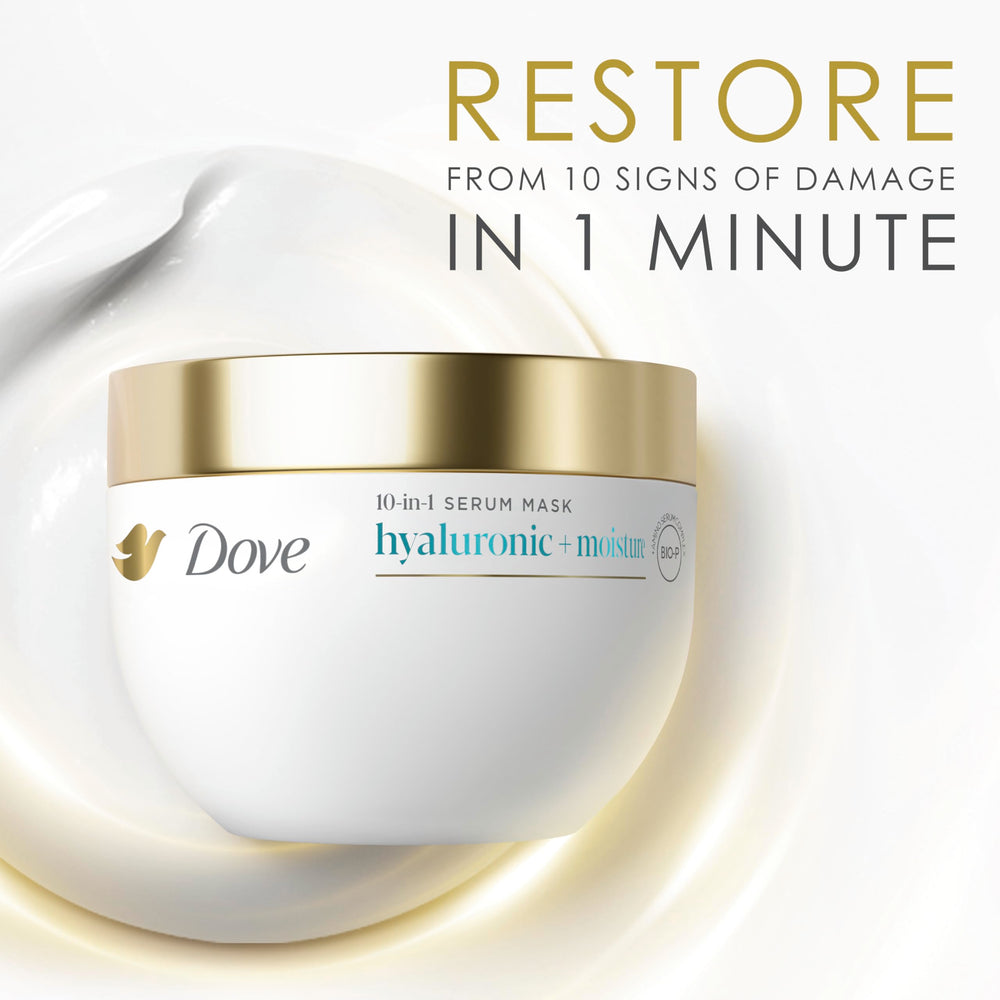 Dove packaging on vanity reflects premium care