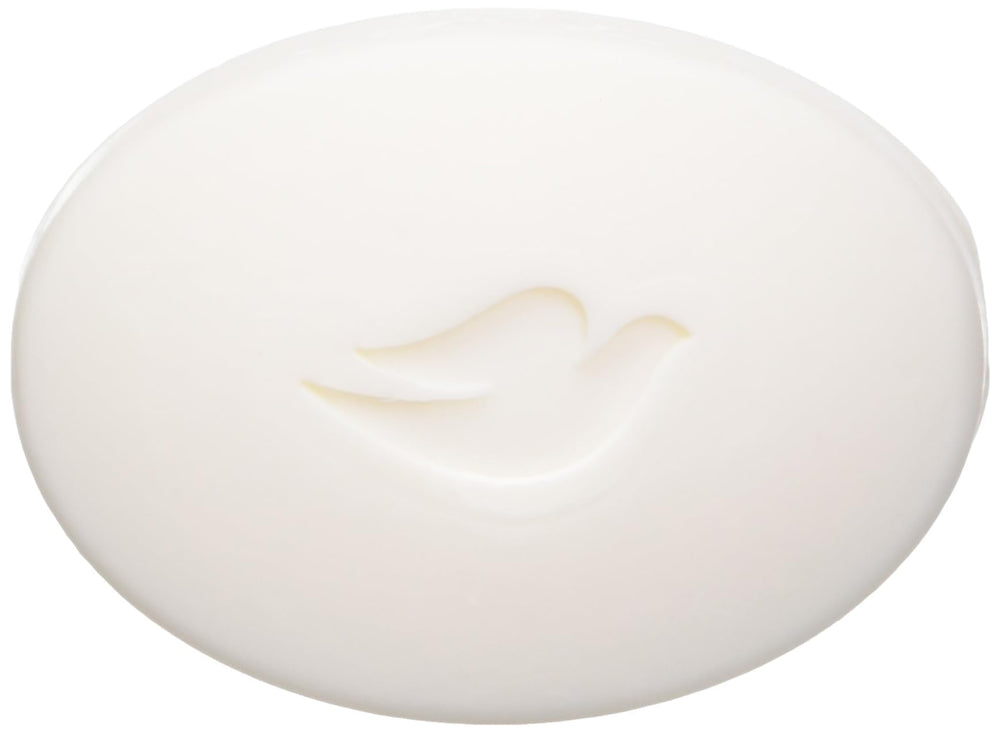 Dove Pink Beauty Bar with mild cleansers and 1/4 moisturizing cream for daily comfort.