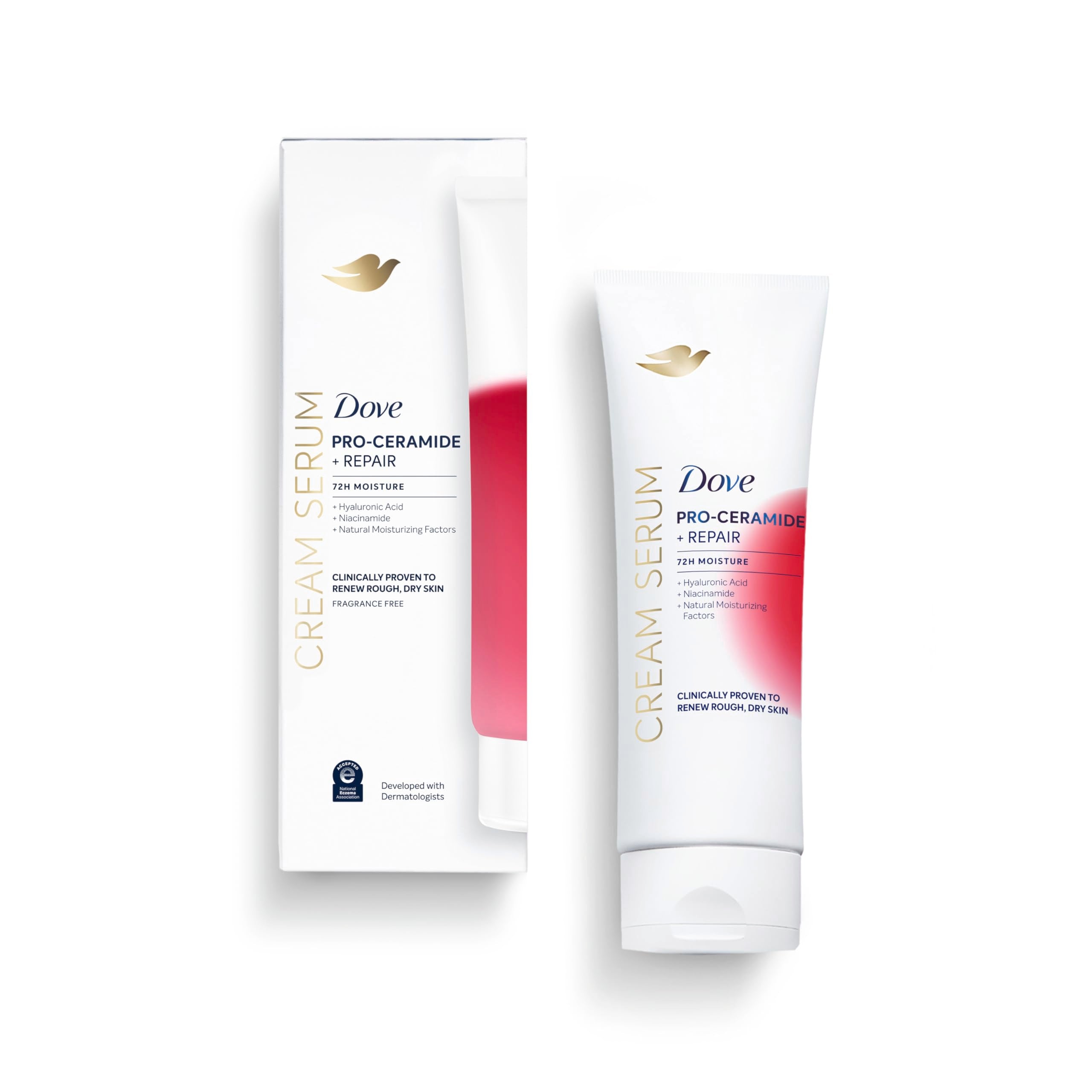 Dove Pro-Ceramide Repair bottle with pump for effortless daily application
