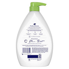 Dove Refreshing Body Wash green tea extracts for rejuvenating aroma and skin-softening cleanse.