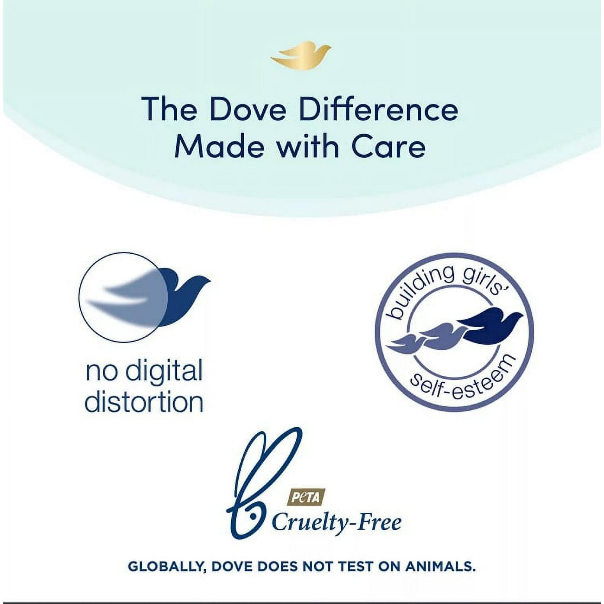 Dove Shampoo close-up foamy lather demonstrates rich cleansing