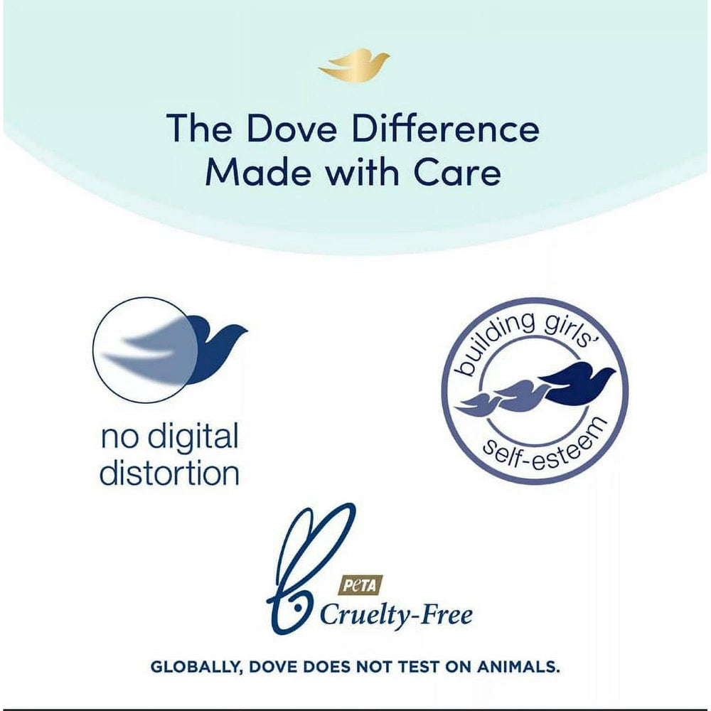 Dove Shampoo close-up foamy lather demonstrates rich cleansing
