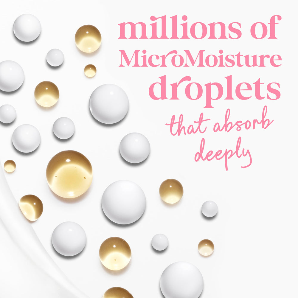 Dove sulfate-free label signals gentle cleansing.
