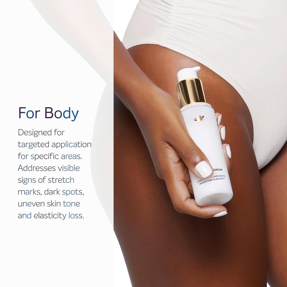 Dove Targeted Serum delivering an even-tone glow with consistent application.