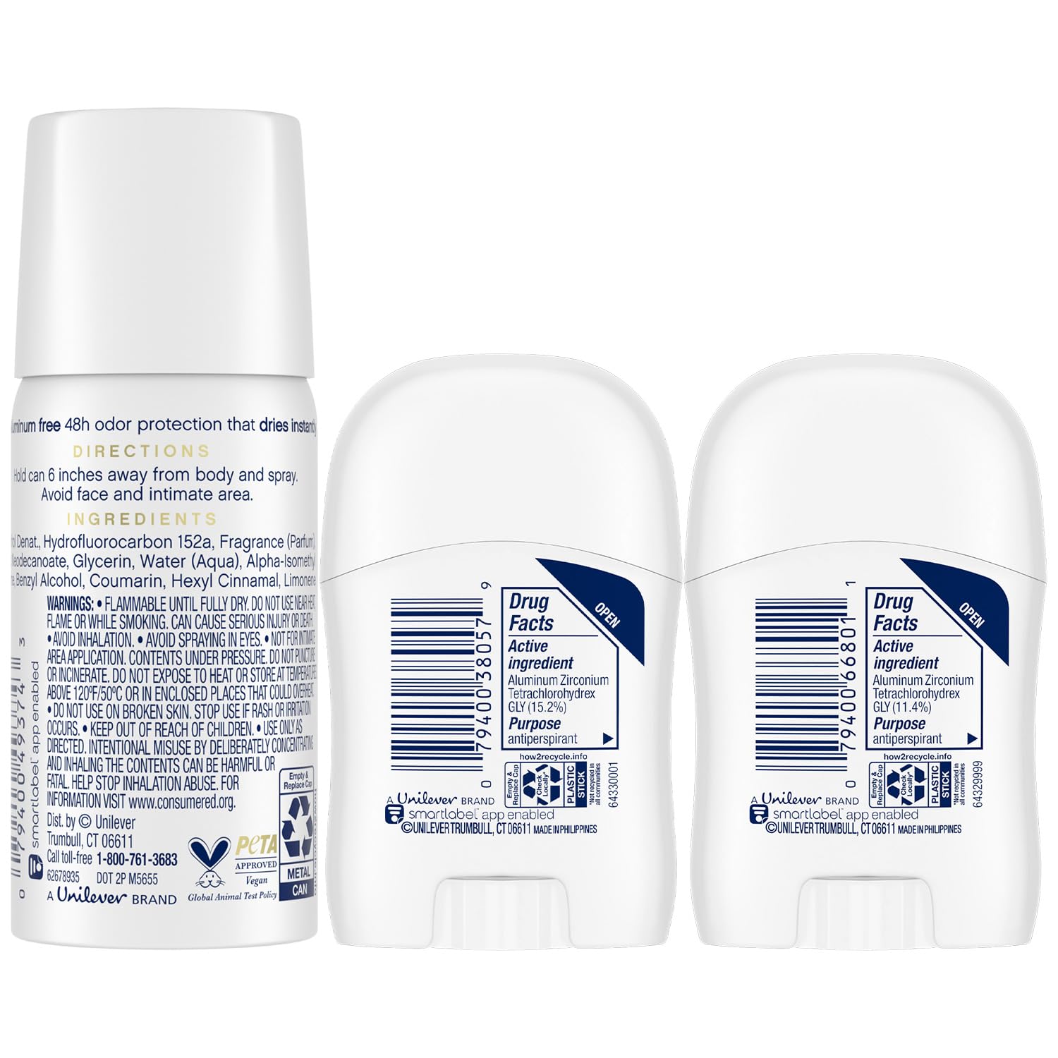 Dove Advanced Care Invisible mini-stick 0.5 oz for discreet wear