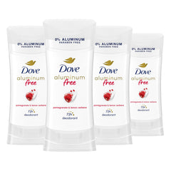Dove zero-percent aluminum deodorant stick packaging for on-the-go freshness