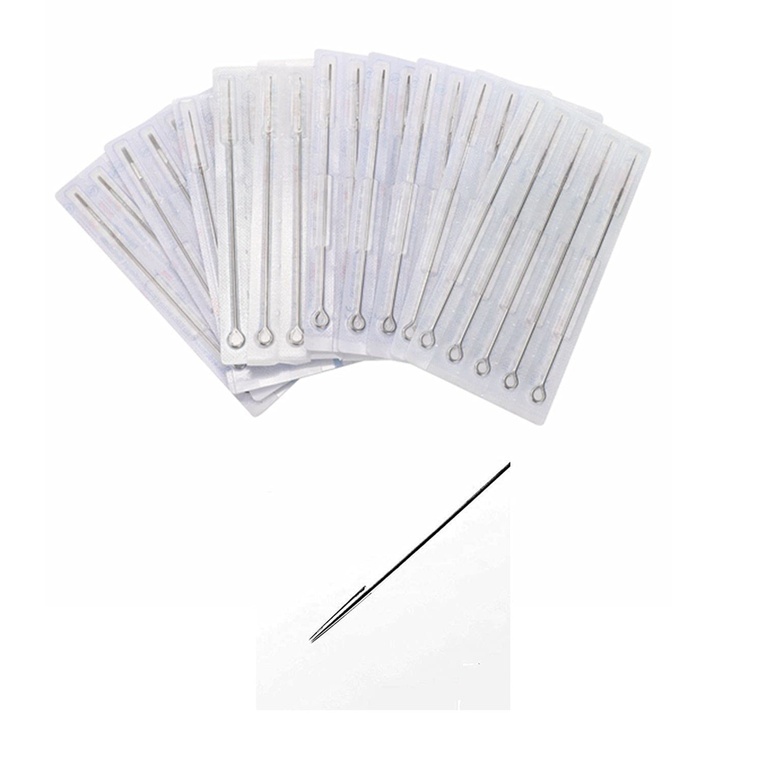 DOWEI 3RL tattoo needles in sealed packaging for hygienic use.