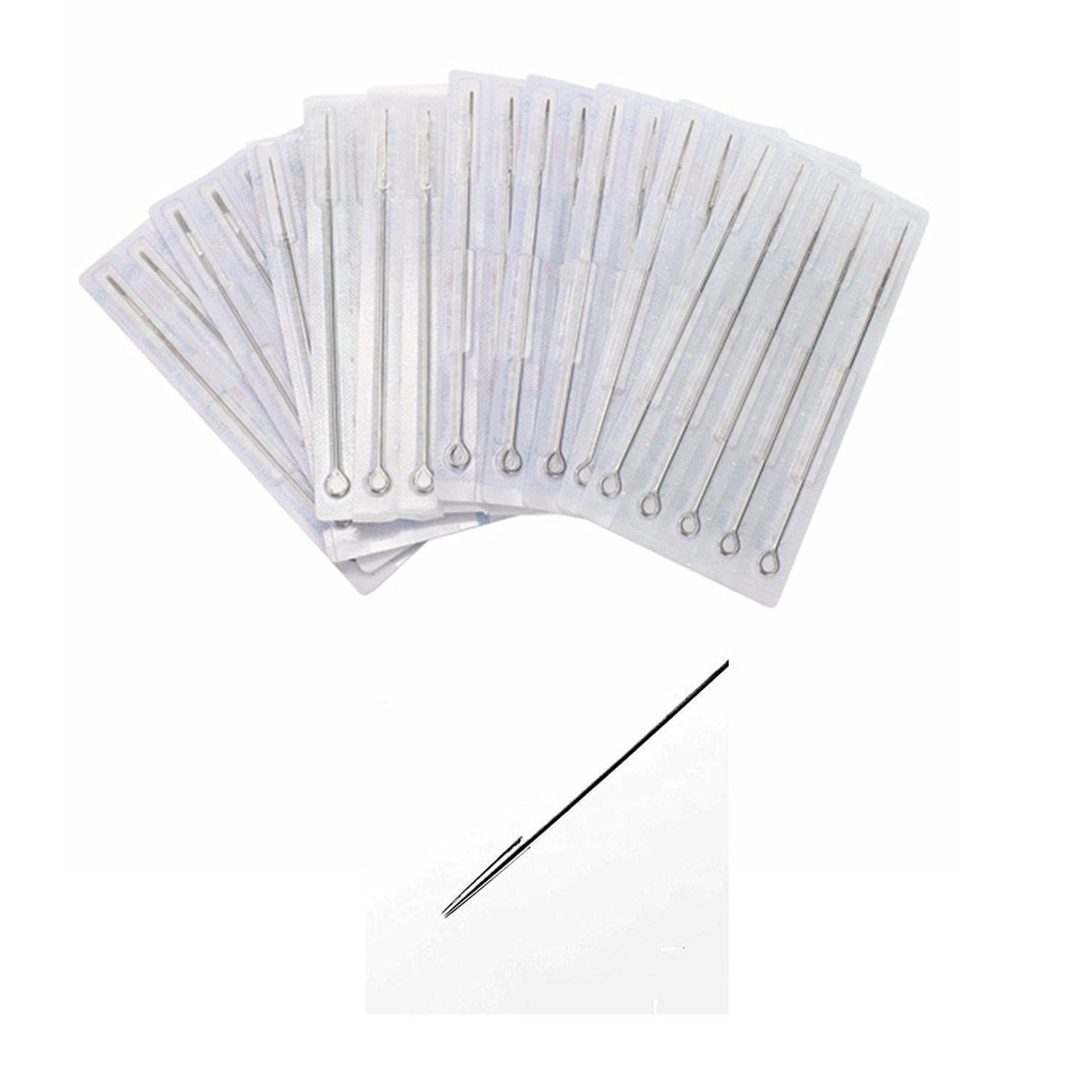 DOWEI 3RL tattoo needles in sealed packaging for hygienic use.