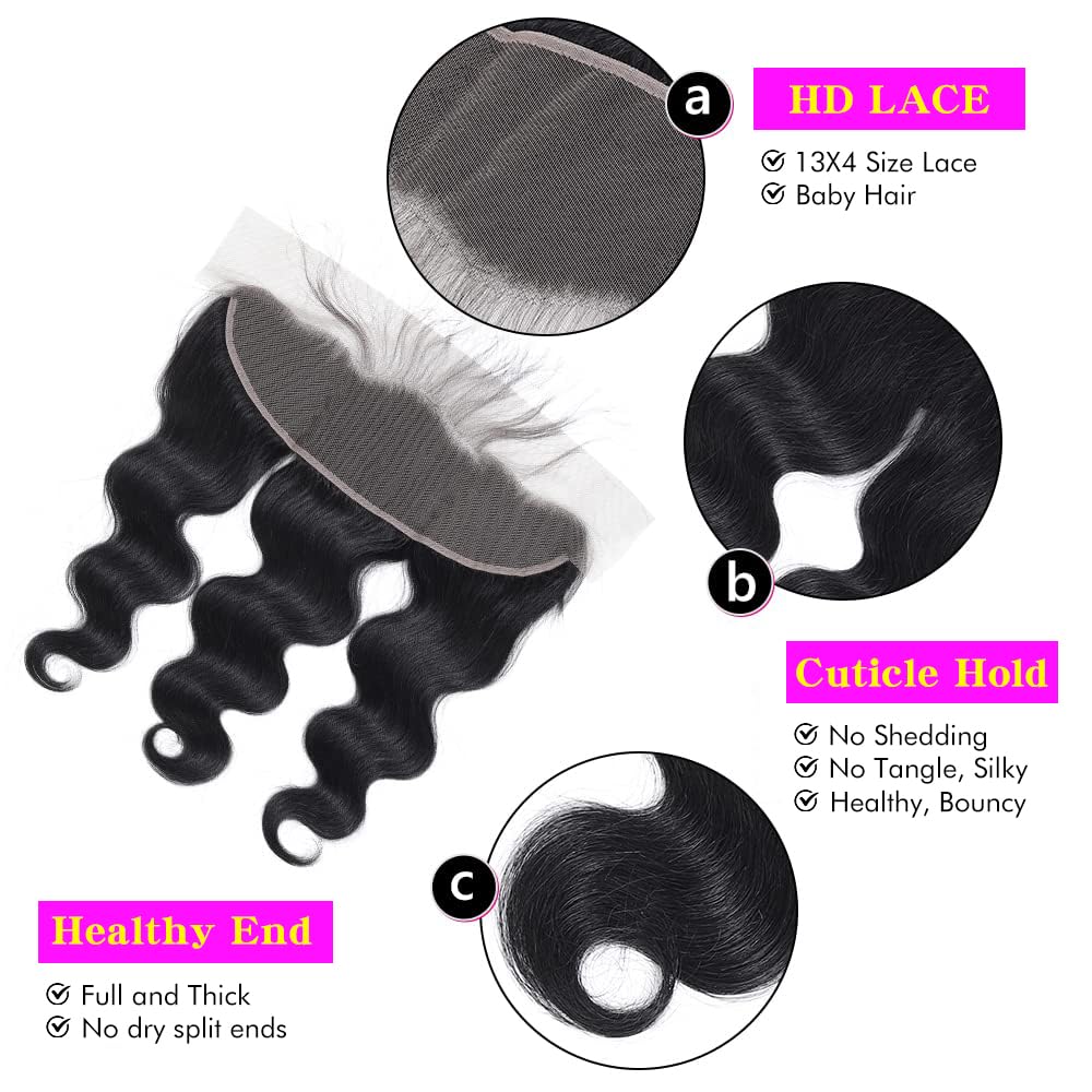 Dowstalgirl 10-inch frontal closure for versatile styling and comfortable wear.