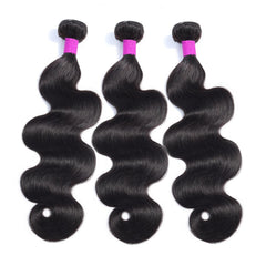 Dowstalgirl body wave bundle 18-inch texture detail for versatile styling.
