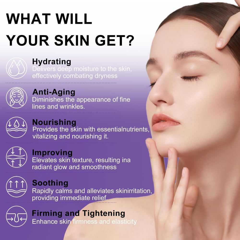 DOYEEWO facial cream tub illustrating firming and hydration benefits