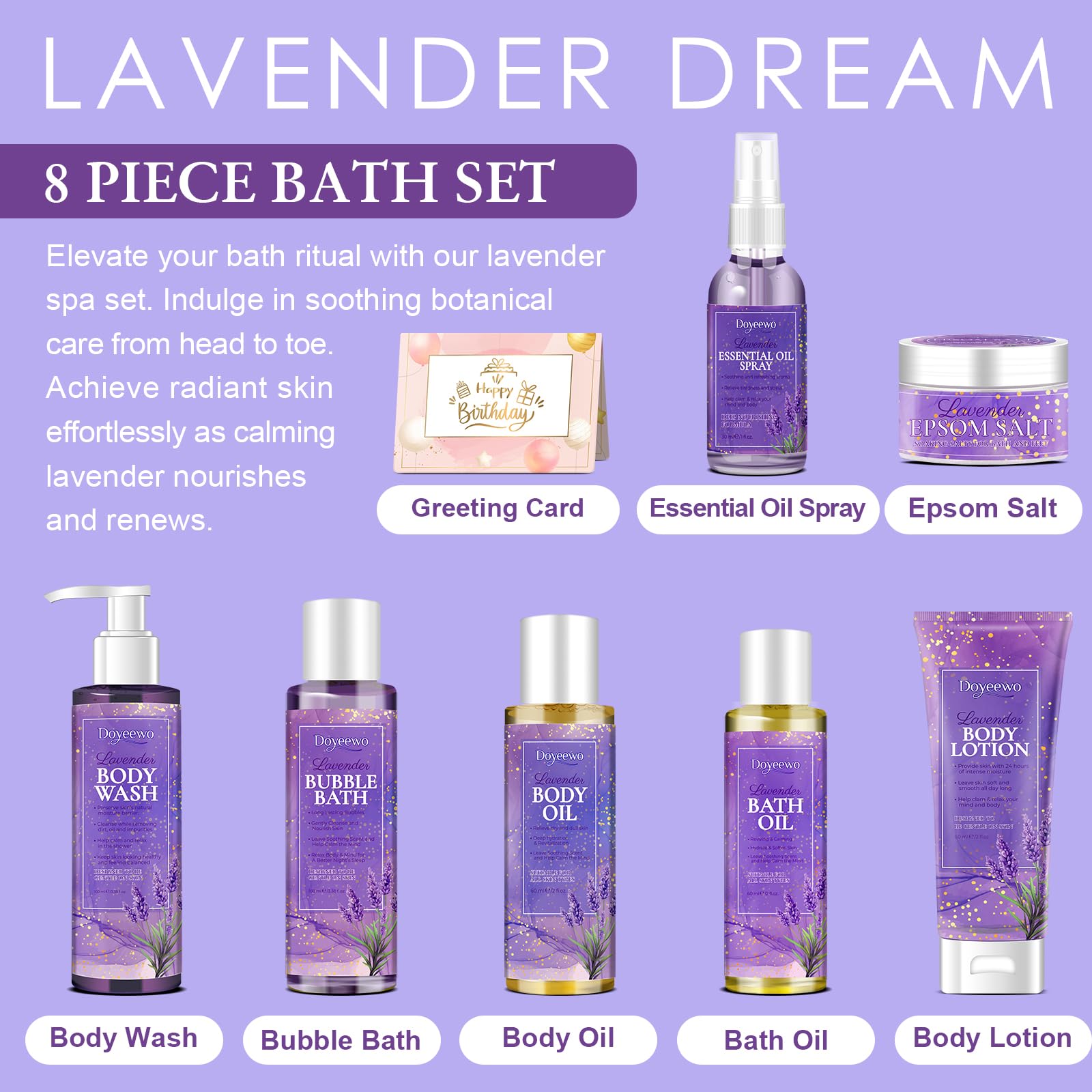 DOYEEWO moisturizing body lotion coats skin in lasting softness