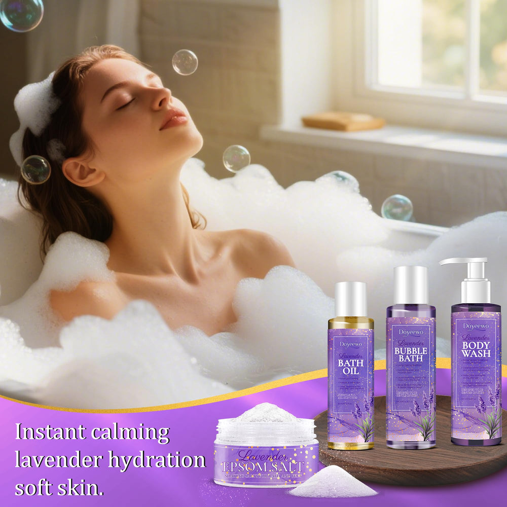 DOYEEWO relaxing bubble bath invites a luxurious, quiet home moment