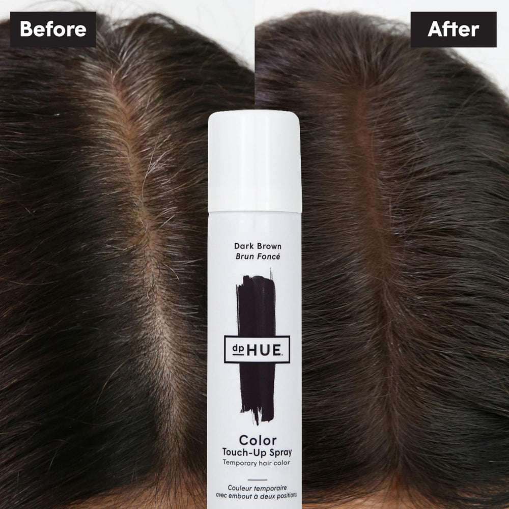 Fine mist delivers even color with quick-dry finish for seamless touch-ups