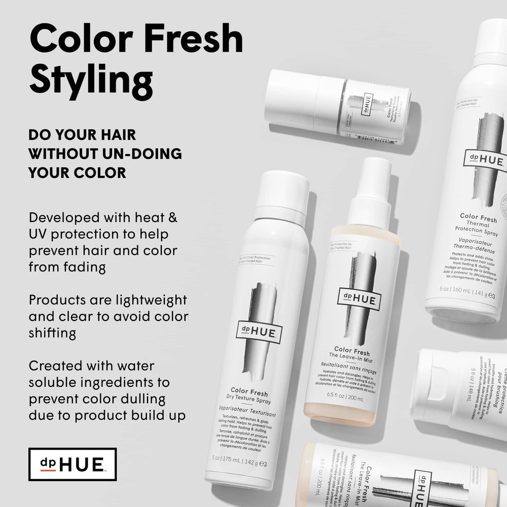 DPHue Color Fresh vegan cruelty-free spray supports a clean hair routine.