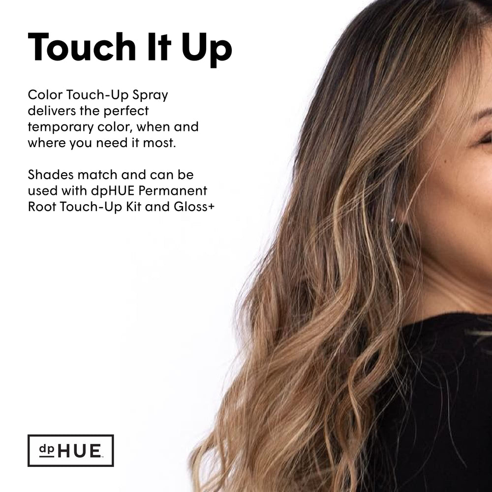 dpHUE Color Touch-Up Spray is gluten-free and vegan for a clean routine.