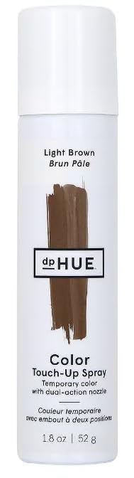 dpHUE Color Touch-Up Spray bottle close-up for quick root coverage