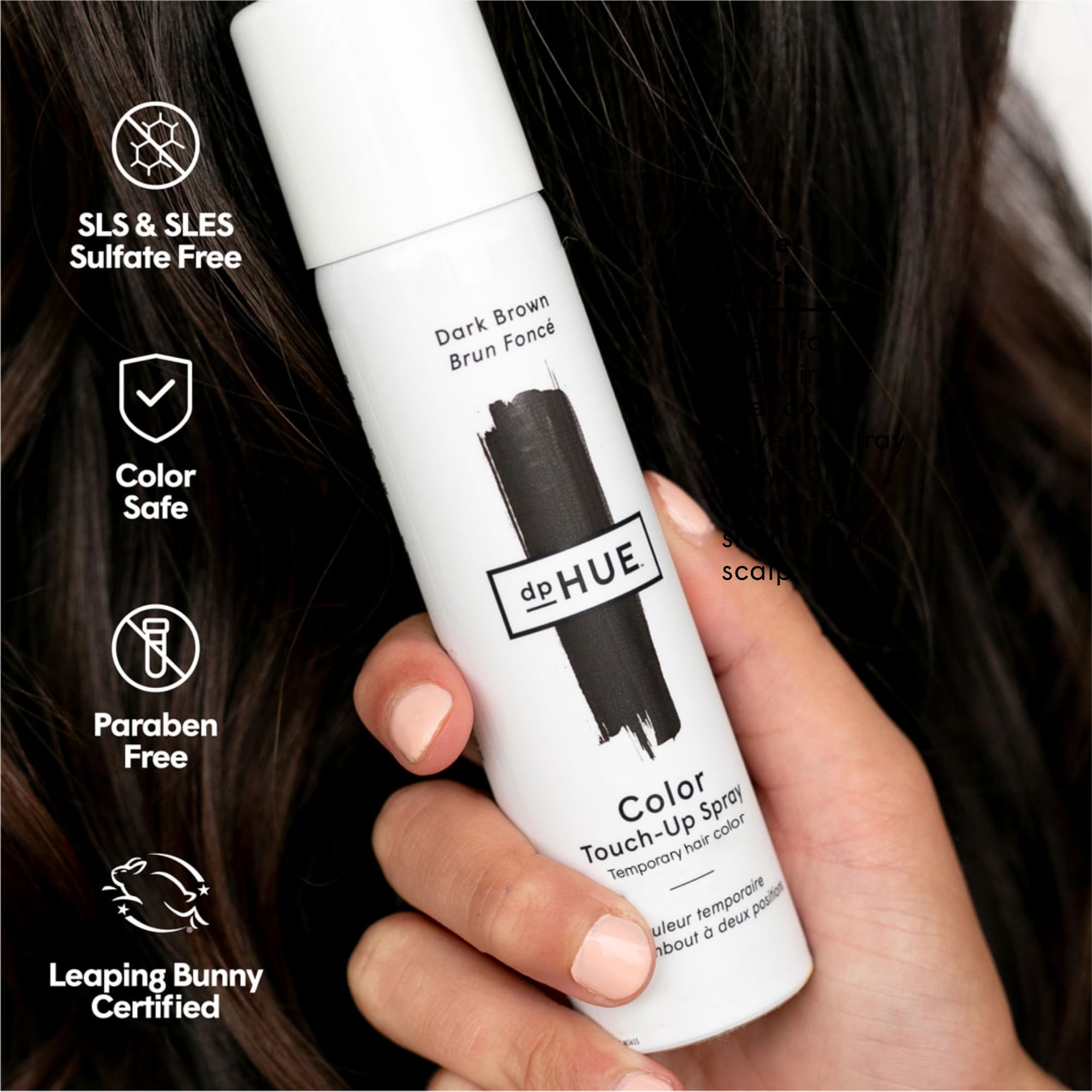 dpHUE packaging highlighting vegan cruelty-free formula.