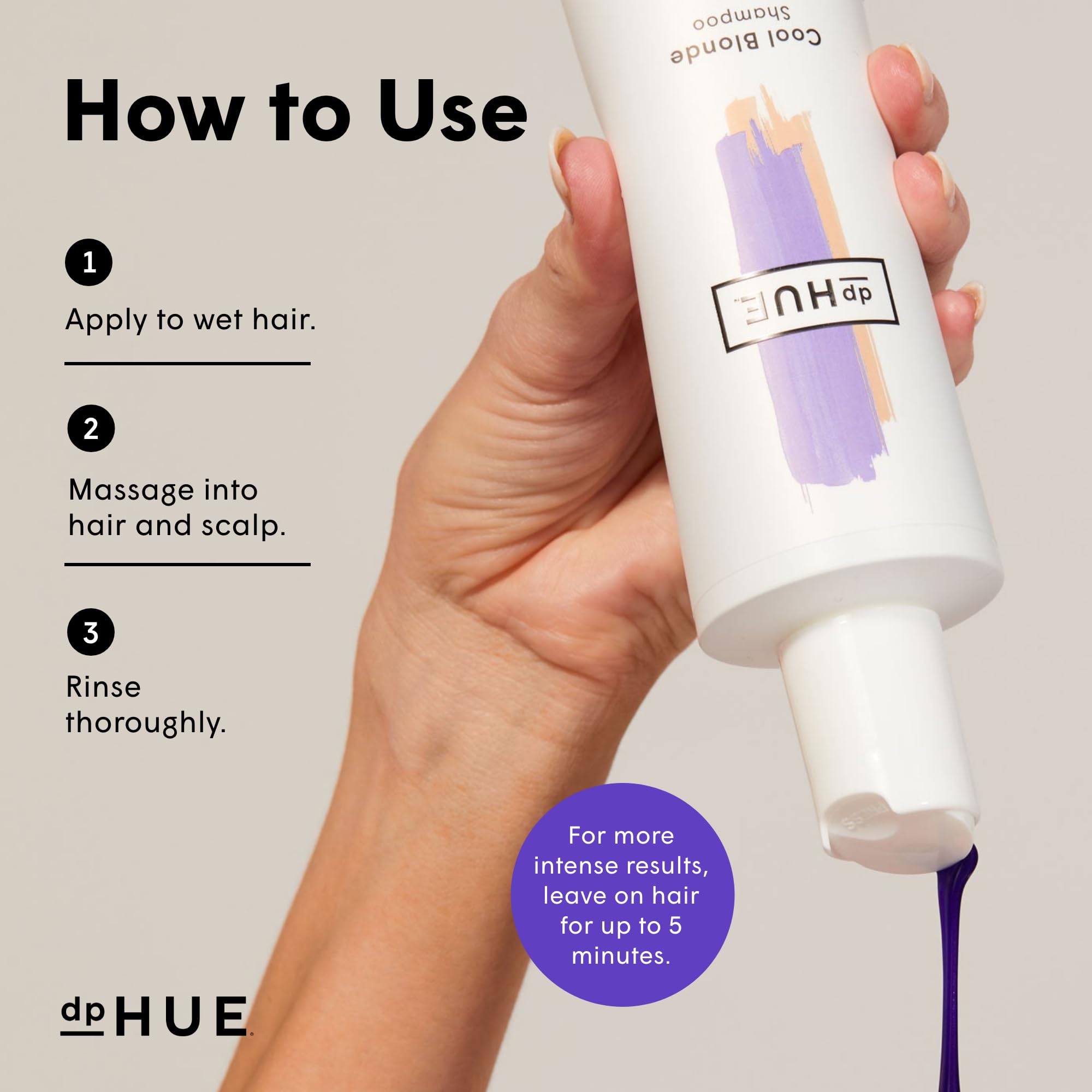 dpHUE Silk Proteins illustration highlighting strengthening and shine benefits for hair.