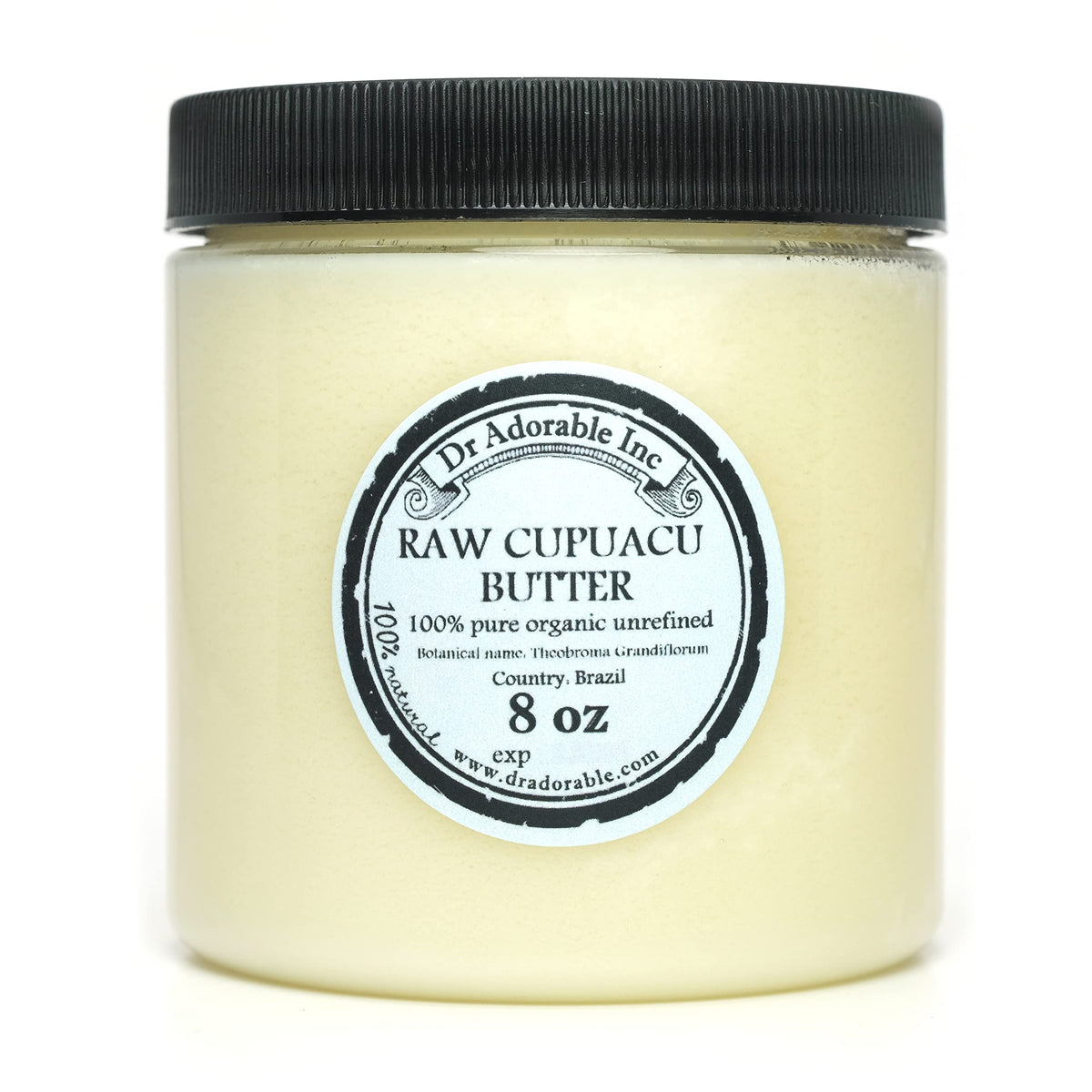 Dr Adorable Cupuacu Butter jar highlights rich hydration for smooth skin.