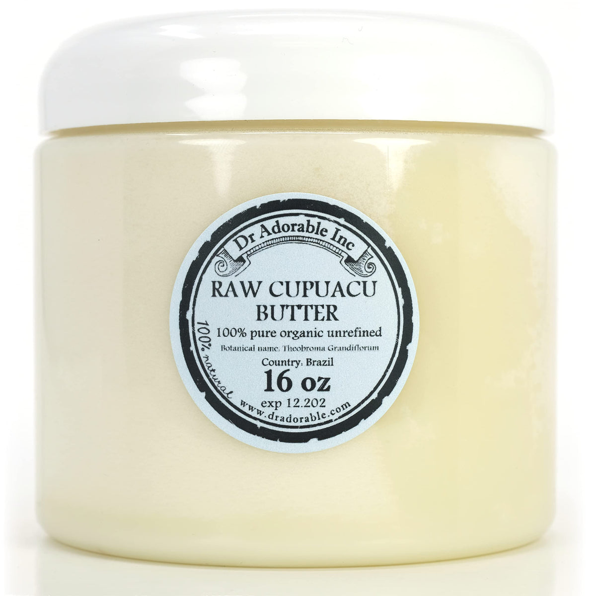 Dr Adorable Cupuacu Butter jar shows rich hydration for the skin.