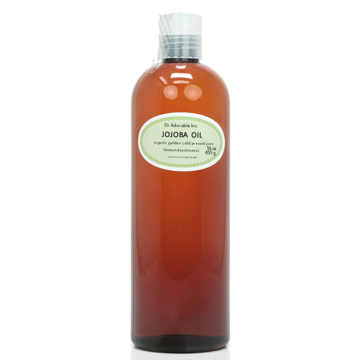 Dr Adorable Golden Jojoba Oil 16 oz bottle, rich hydration for skin