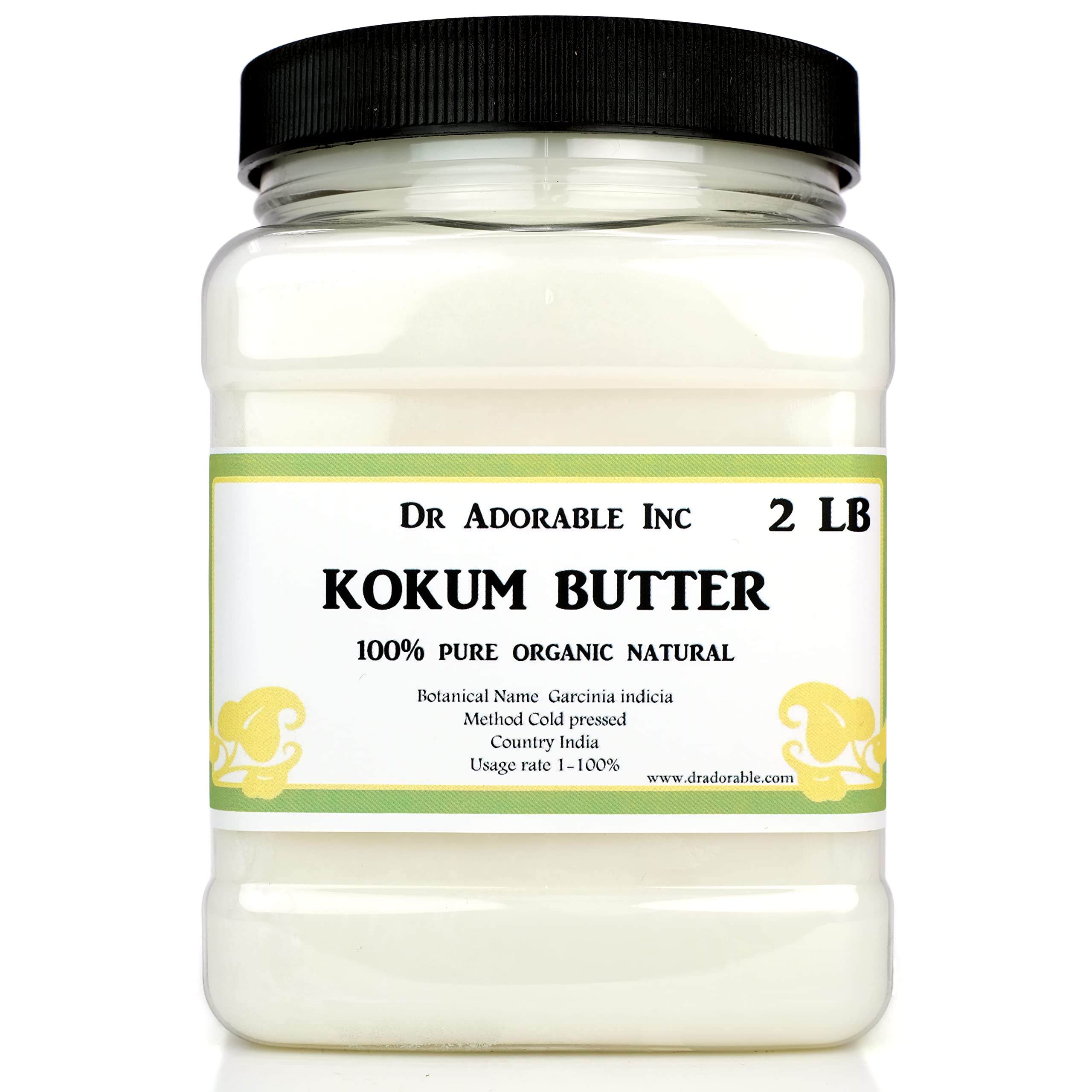 Dr Adorable Kokum Butter jar close-up showing rich texture for hydration