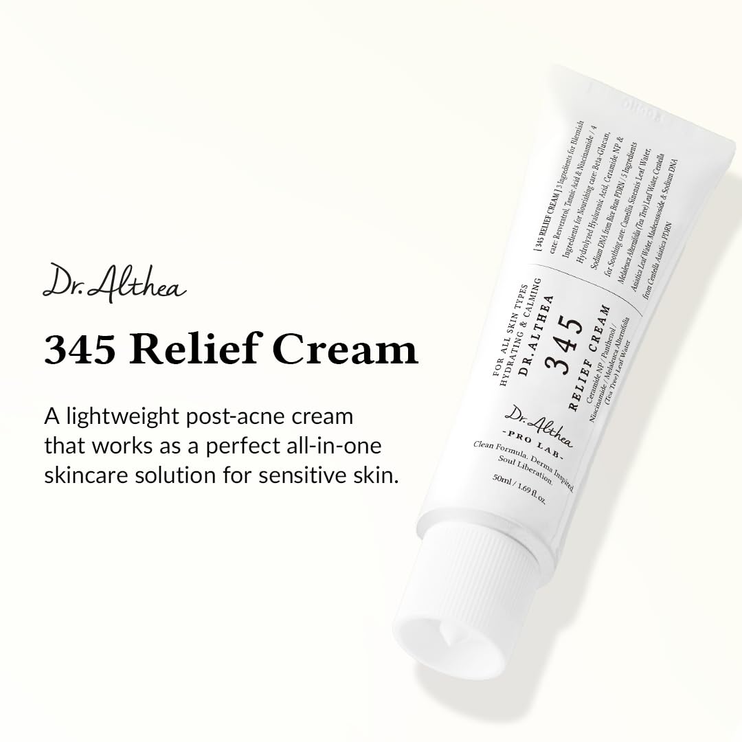 Ceramide NP nourishes skin with Dr.Althea 345 Relief Cream.